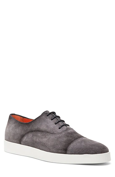 Santoni Men's Lace Up Cap Toe Sneakers In Grey