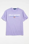 Polo Ralph Lauren Classic Fit Polo Sport Tee In Lavender
