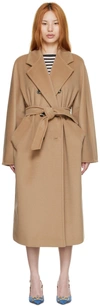 MAX MARA BROWN MADAME COAT