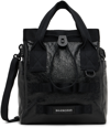 Balenciaga Army Top Handle Small Tote Bag In 1000 Black