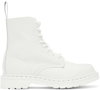 DR. MARTENS WHITE 1460 PASCAL BOOTS