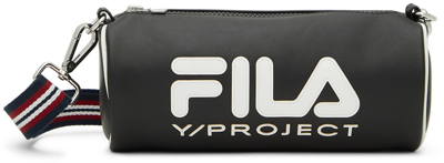 Y/project Black Fila Edition Strap Messenger Bag
