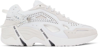 Raf Simons Cylon-21 Leather Sneakers In 0061 White