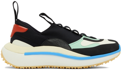 Y-3 Multicolor Qisan Cozy Low-top Trainers In Black Multi