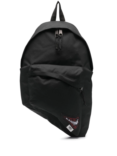Mm6 Maison Margiela X Eastpak Asymmetric Logo-patch Backpack In Black