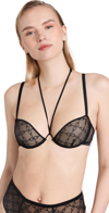 Kiki De Montparnasse Handcuff Balconette Bra In Black