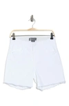 Democracy Ab Technology High Rise Shorts In Optic White