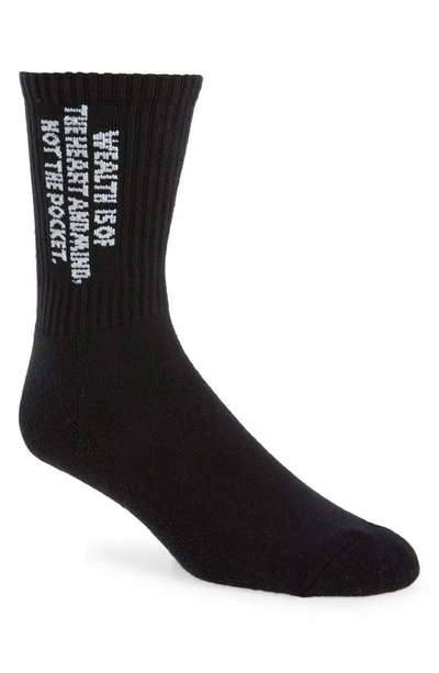 Billionaire Boys Club Anti Gravity Crew Socks In Black