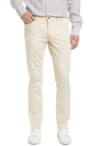 Brax Chuck Slim Fit Five Pocket Pants In Beige