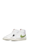 Nike Blazer Mid '77 Vintage Sneaker In White/ Chlorophyll/ Black