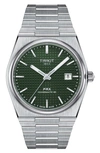 Tissot T137.410.11.051.00 Prx Stainless Steel Quartz Watch In Green
