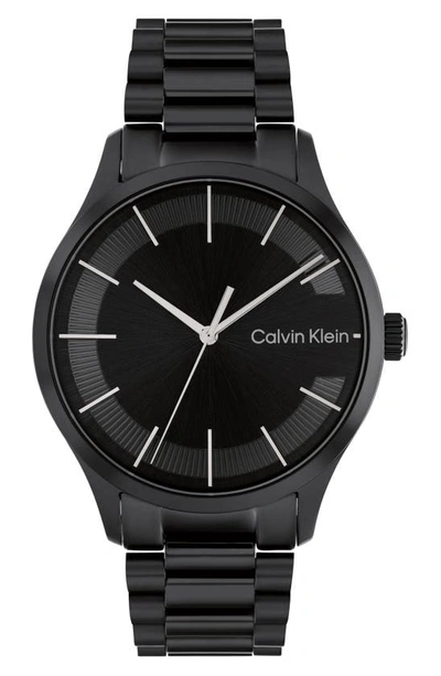 Calvin Klein Black Stainless Steel Bracelet Watch 40mm