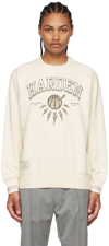 Neil Barrett Off-white James Harden Edition Sweatshirt In Cream/nat/bei