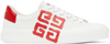 GIVENCHY WHITE & RED CITY SPORT 4G trainers