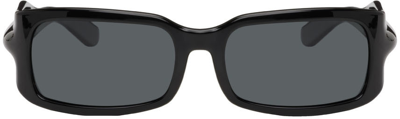 A Better Feeling Black Gloop Sunglasses In Coated Black Tr90 +