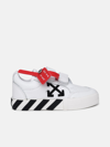 OFF-WHITE VULCANIZED LEATHER SNEAKERS