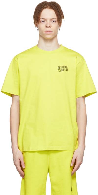 Billionaire Boys Club Yellow Small Arch Logo T-shirt