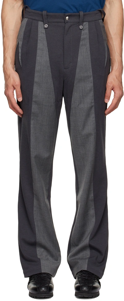 Kiko Kostadinov Balla Tailored Trousers In Grey | ModeSens