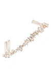 Brides And Hairpins Harlow Crystal Crown Comb In Rose Gold