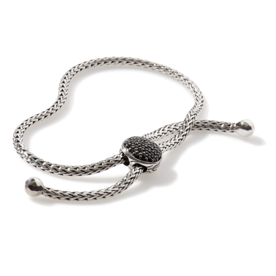 John Hardy Classic Chain Pull Through Frequency Bracelet Bbs9005974blsbn In Black Spinel