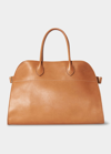 The Row Margaux 15 Air Bag In Calfskin Leather In Brown