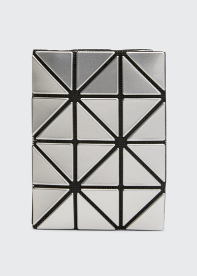 Bao Bao Issey Miyake Geo Bifold Card Case In Silver