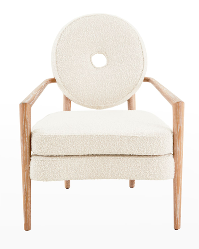 Jonathan Adler Zola Lounge Chair, Olympus Oatmeal In Natural