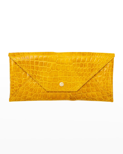 Abas Envelope Alligator Travel Organizer In Canary