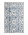 Ralph Lauren Nina Hand-tufted Rug, 2' X 8' In Navy, Ivory