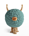 L'objet Haas Celadon 24k Gold & Porcelain Monster Incense Burner