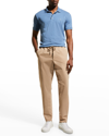 Rag & Bone Interlock Slim Fit Performance Polo In Rtroblu