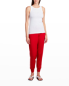 The Row Chic Cotton Ribbed Tank Top With Sophisticated Fit And Versatile Style In White
