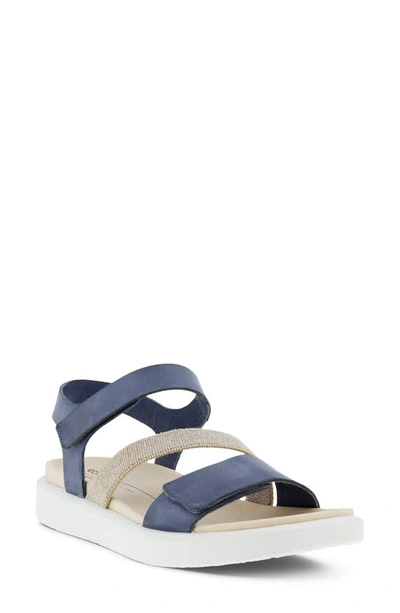 Ecco Flowt 2 Band Sandal In Misty