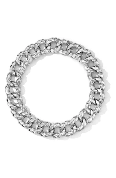 David Yurman Women's Cable Edge Curb Chain Necklace In Recycled Sterling Silver