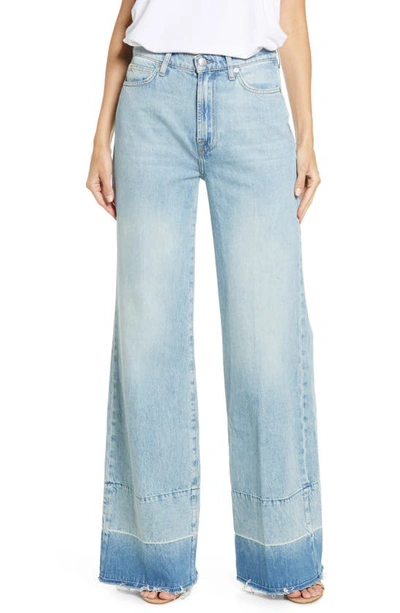 7 For All Mankind Ultra High Rise Jo Wide Leg Jeans In Gloryblue