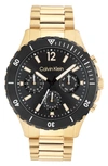 Calvin Klein Gold-tone Bracelet Watch 44mm