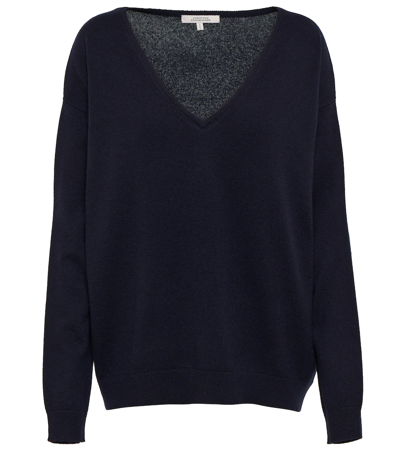 Dorothee Schumacher Soft Edge Cashmere Sweater In True Navy