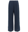 Velvet Lola Linen Pants In Navy