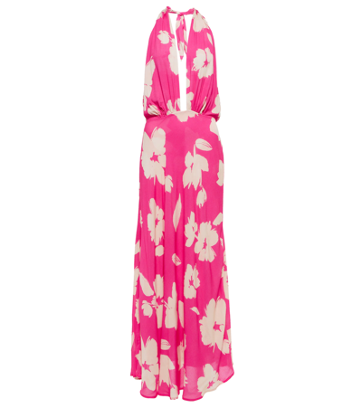 Velvet Tatum Floral Maxi Dress In Pink