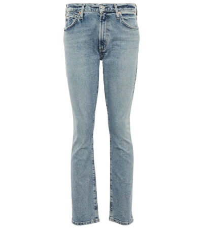 Citizens Of Humanity Skyla Mid-rise Slim Jeans In Multi
