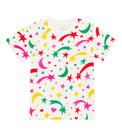 Stella Mccartney Kids' Printed Cotton T-shirt In Multicoloured