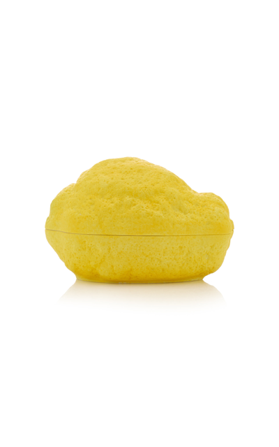 Giambattista Valli Home Porcelain Lemon Box In Yellow