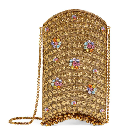 Mae Cassidy Simi Bloom Phone Bag In Gold