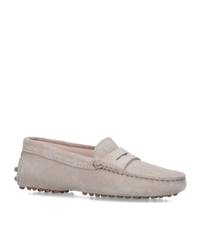 Tod's Gommino Driving Shoes In Beige