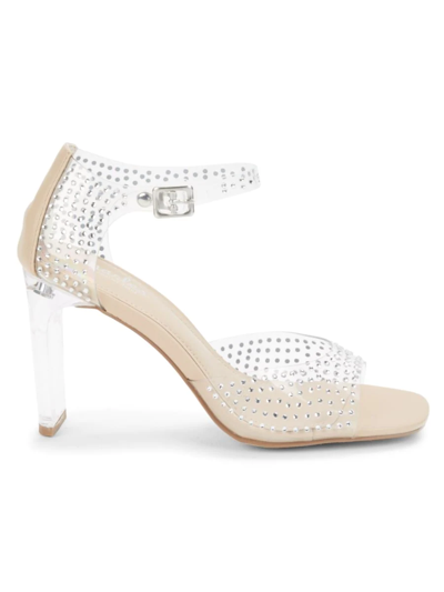 Charles By Charles David Women's Transparent Embellished Sandals In Clear