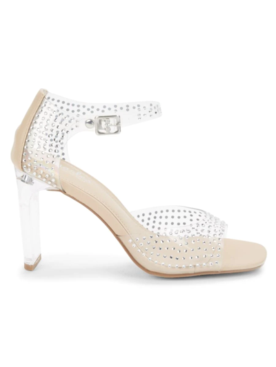 Charles By Charles David Women's Transparent Embellished Sandals