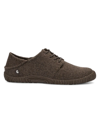 Hybrid Green Label Men's Dune Merino Wool Sneakers In Brown
