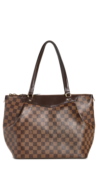 Pre-owned Louis Vuitton Damier Ebene Ab Westminster Gm Bag In Brown