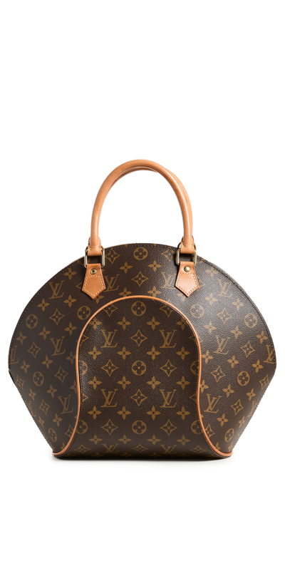Pre-owned Louis Vuitton Monogram Ab Ellipse Mm Bag In Brown