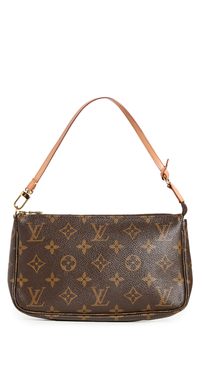 Pre-owned Louis Vuitton Monogram Pochette V2 Bag In Brown